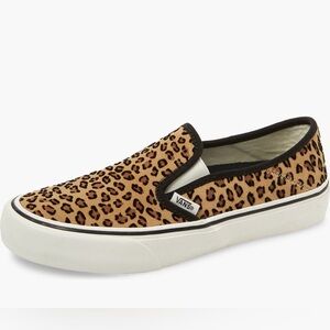 Vans Leopard Convertible Slip On Sneaker US 7.5